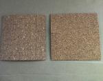 Factory Wholesale 17x17x4 Square Glass Separator Cork Pads with Foam for Glass