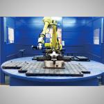 Customized Robotic Tube Grinding Machine For Flanges Tees Pipe Fittings