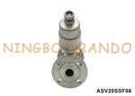 DN20 PN16 Pneumatic Flanged Angle Seat Piston Valve Double Acting Normally
