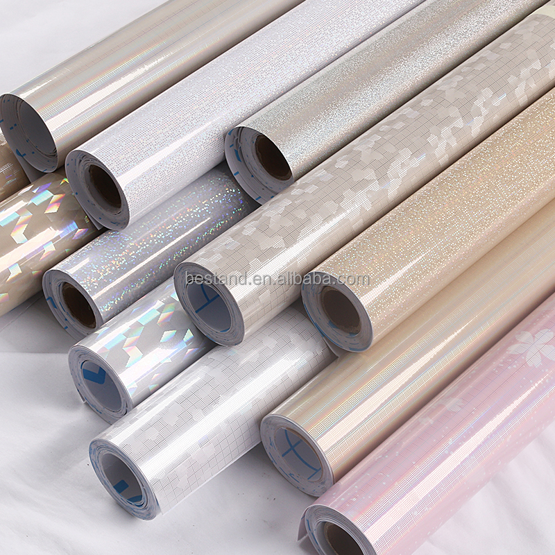 Modern Design Style Furniture Wallpaper High Glossy 3D Rolls with Waterproof and ECO-Friendly Properties