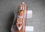 Ferry boat Ship Model With Glass Fiber Reinforced Plastics Hull Material