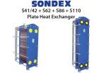 1.0 and 1.6 MPa Sondex S41/42,S62,S86,S110 EPDM Gasket titanium Plate 1450*608mm