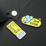 Enamel 3D Refrigerator Magnets Zinc Alloy Material With Logo