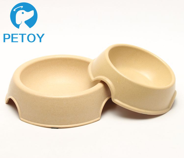 Degradable Bamboo Pet Bowl Commercial Slow Eating Dog Bowl BSCI Approved