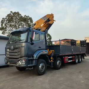 Buy cheap Howo Truck Mounted 16ton Articulated Knuckle Boom Loader Crane Truck from wholesalers