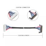 60 Pin LVDS Cable IPEX Cable 20679-030T-01 Weather Resistance