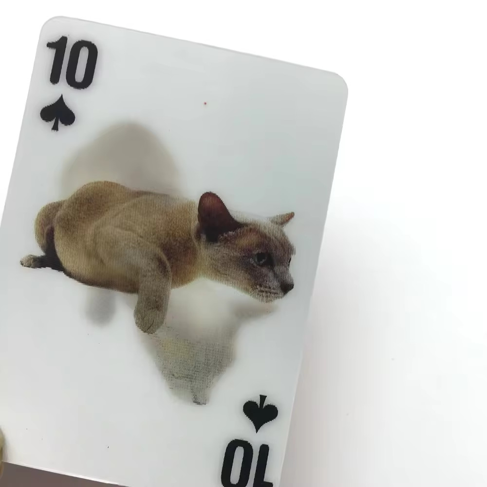 PET Lenticular 3D Card Custom Lenticular Card With Glossy Or Matte Lamination