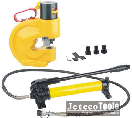 Hydraulic hand pump operated CH-70 hydraulic punch, portable hydraulic hole