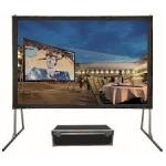 400 Inch Fast Fold Screens , Mobile Projection Screen For outdoor events ,