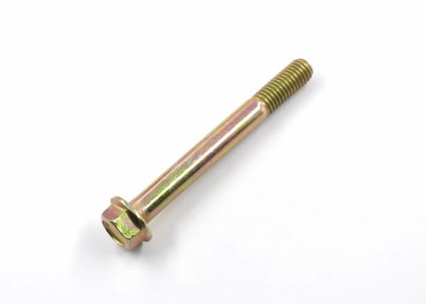 Quality Yellow Zinc Plated ASME Grade 5 Hex Flange Head Bolt Used in Construction Fields for sale
