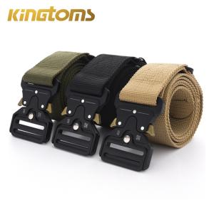 Wholesale 125*3.8 Outdoor Tactical Belt Combat Webbing Multicolor Polyester from china suppliers