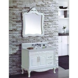 Buy cheap 100*48/cm PVC bathroom cabinet / wall cabinet / hung cabinet / white color for from wholesalers