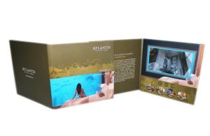 Wholesale A5 customized Rechargeable digital video brochure for wedding invitation from china suppliers