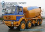 375 Horsepower North Benz Concrete Mixer Vechile 12 Wheeler 16 Cubic Metre