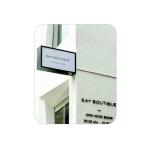 acrylic led advertising light boxes outdoor advertising light round box four