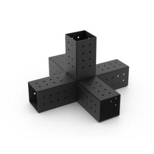 Wholesale Wood Construction Black Pergola Bracket Connector for Strong and Secure Connection from china suppliers