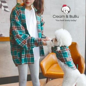 Wholesale Unisex Handsome Plaid Matching Pet Owner Set T Shirt Striped from china suppliers