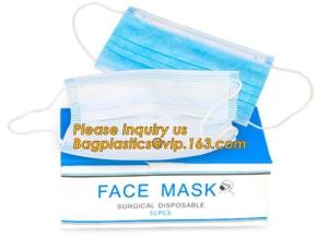 Wholesale Non-woven Medical Surgical Mouth Face Mask,Surgical Printed Medical Nonwoven Disposable Face Mask With Ear Loops bagease from china suppliers