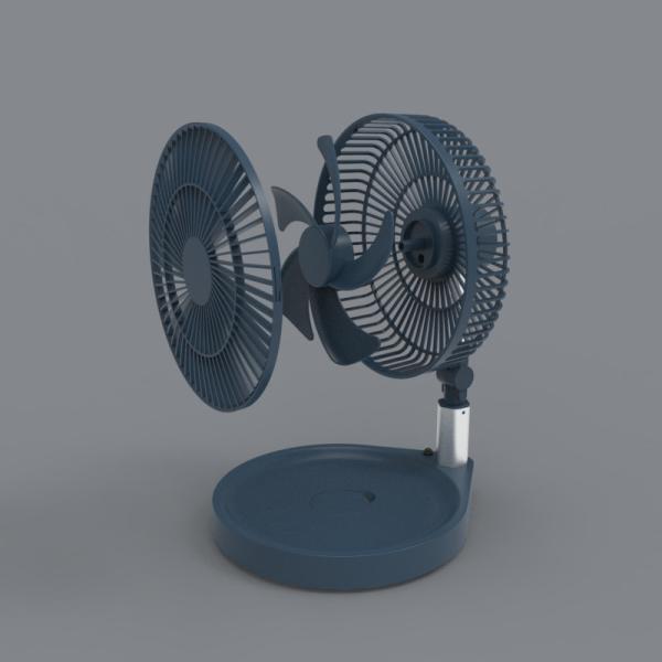 10000mAh Foldable Portable Fan Mute USB Recargable LED Light Rechargeable