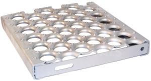Wholesale Slip Resistant Punching Plate Grating , Aluminum Perforated Metal Walkway Grip from china suppliers