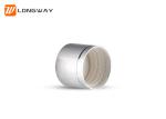 Aluminum Cover Silver Cosmetic Bottle Cap 24/410 Closure ISO Approval