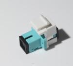 ABS Housing Fiber Optic Keystone Coupler Jacks Inserts Modules ROHS Approval