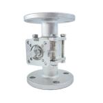 Pn16 SS304/SS316 Stainless Steel Three-Piece High Platform Flanged Ball Valve