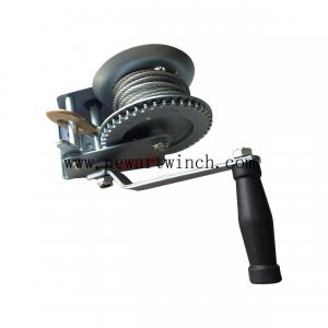 China 600lbs Small Hand Winch With Cable, Mini Hand Winch For Sale on sale