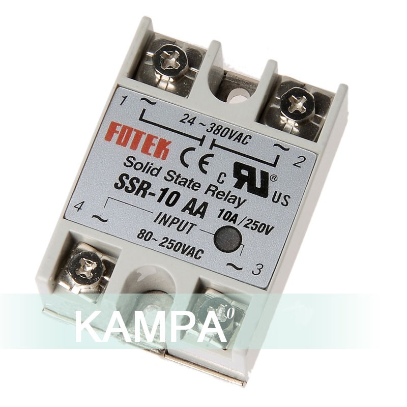 SSR-10AA AC to AC Electric Relay SSR 10A 220VAC Solid State Relay Fotek SSR