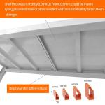 Sturdy 200-600kgs/level Metal Garage Shelves Rack for Warehouse Storage