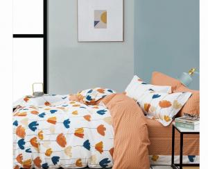 China Printed Simple Modern Reversible King Size Duvet Cover 200TC on sale
