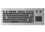 Marine Rugged Keyboard Industrial Metal with Touchpad Kiosk IP67