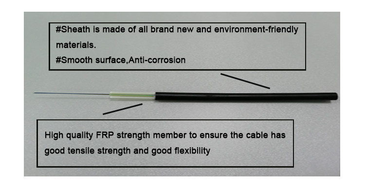 FRP Strengthen GYFXTY-12B1 4 Core Outdoor Fiber Optic Cable