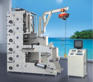 Wholesale LC-RY 6480 Label FLEXO PRINTING MACHINE laminating 1 die cutting station not including magnetic roller magnetic knife from china suppliers