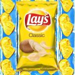 Lay's Original Potato Crisps, 54g Packs - Bulk Case of 100PCS - Ideal for