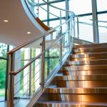 Ergonomic Polished Stainless Steel Handrails for Safety Support