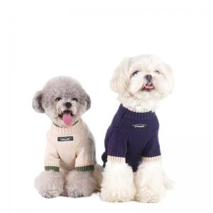 Wholesale Autumn And Winter Styles Pet Casual Design Clothing With Ribbed Cuffs from china suppliers