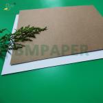 0.7mm 590gsm White Face Kraft Board For Electronic Products Package 79 x 109cm