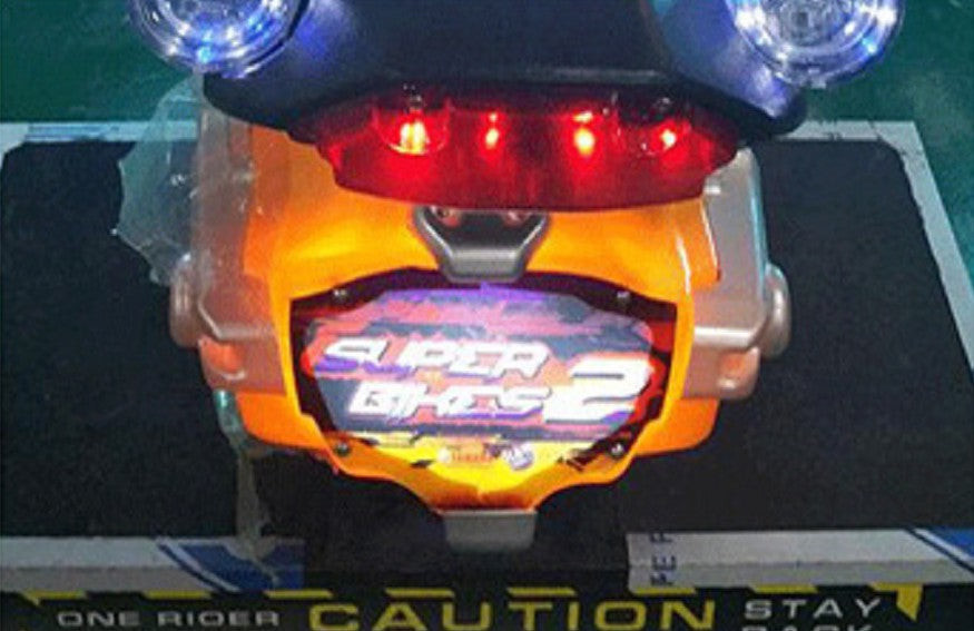 Super Bikes 2 Motor Arcade Racing Game, Single Player Classic Moto Bike Game Machine