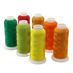 Wholesale 4000m/cone MERCERIZED Red Golden Viscose Embroidery Thread For Sewing And Crochet from china suppliers