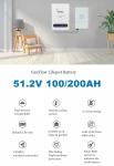 Lifepo4 48v 200ah Power Wall 10kwh Lithium Ion Battery With Smart BMS