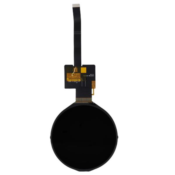 5 inch round TFT display front view