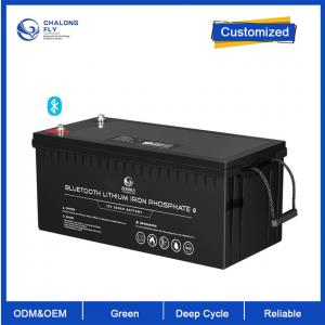 Wholesale OEM ODM LiFePO4 lithium battery 12V 200Ah Lithium Battery Customized battery lithium battery packs from china suppliers
