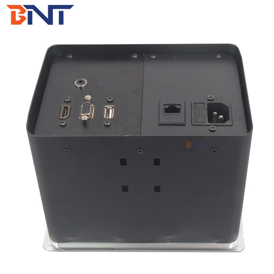 Conference solution drawing silver aluminum alloy desk power socket outlet