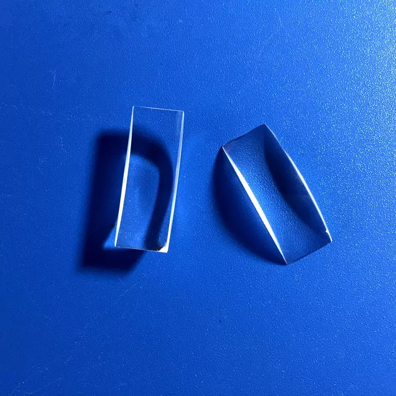 Custom BK7 Optical Glass Blanks Square Rectangle Convex Cylinder Lens