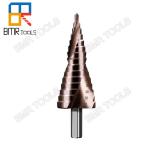 BMR TOOLS Industrial Quality 15steps 4mm-32mm sprial flute coated hss step drill
