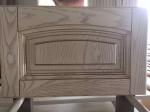 Beige colour kitchen cabinet door,top Arc frame kitchen cabinet door,Oak rift
