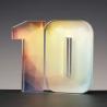 Buy cheap High End Clear Plexiglass Acrylic Award Number 10 Block For Employees Recognitio from wholesalers