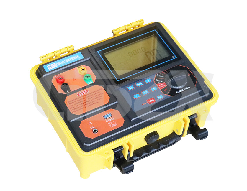 AC 20mA 40V Digital Double Clamp Grounding Resistance Tester For Field Measurement