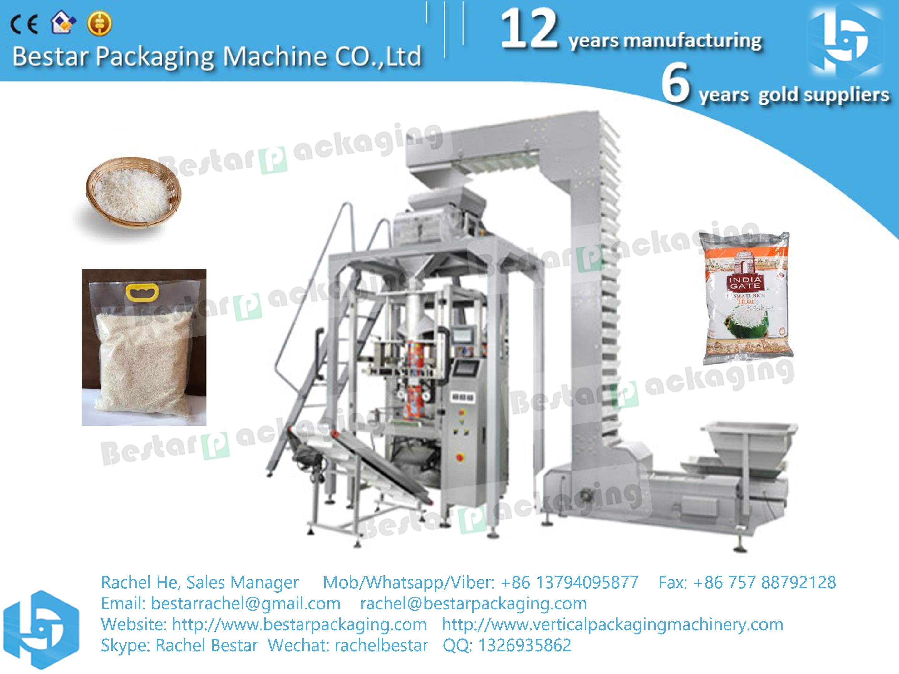 Rice packaging machine with weigher 1kg